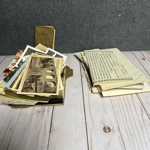 Lot Of 60 Antique Photos + Newspaper Certificates Announcements 1940-1970s - Picture 10 of 11